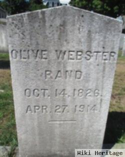 Olive Webster Rand