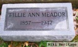 Willie Ann Noel Meador