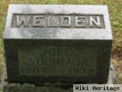 Sophia M Welden