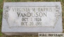 Virginia M Harris Vanduson