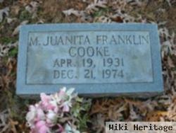 M Juanita Franklin Cooke