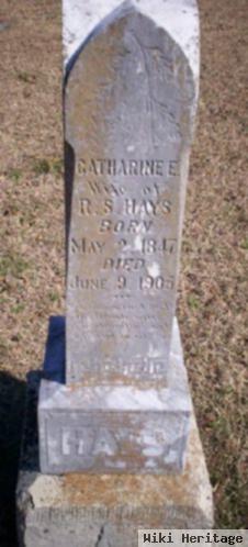 Catherine E Brooks Hays