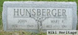 Mary Rebecca Wentzel Hunsberger