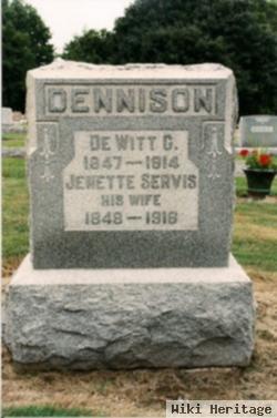 Jenette "nettie" Servis Dennison