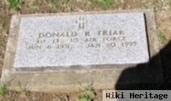 Donald R. Friar