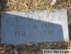 Ruby M Busick