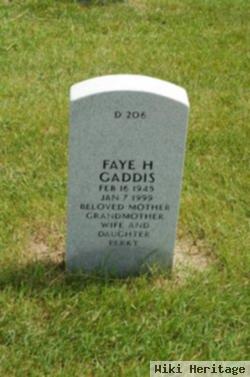 Faye H Billing Gaddis