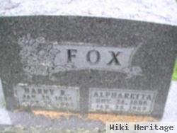 Harry R Fox