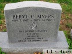 Beryl Carmel Whitfield Myers