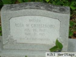 Rosa W Cheeseboro