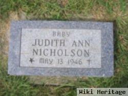 Judith Ann Nicholson