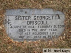 Sr Georgetta Driscoll