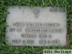 Louis Walter Ehrich, Jr