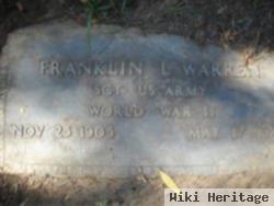 Franklin L Warren