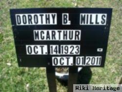 Dorothy Bernice "dot" Mills Mcarthur