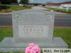 Marion Hicks Vernon