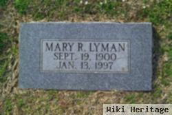 Mary R Lyman