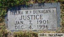 Thelma M Dunagan Justice