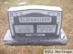 William Aaron "bud" Blackwelder