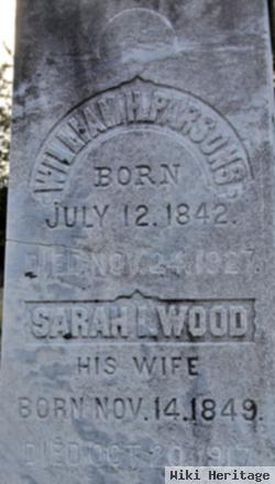 Sarah I Wood Parsons