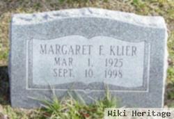 Margaret F Klier