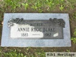 Annie Rhoe Mcdonald Blake