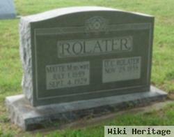 Mattie M Rolater