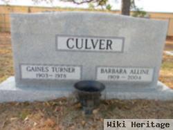 Barbara Alline Turner Culver