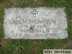 Corp John M. Thompson, Sr