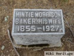 Mary Arminta "mintie" Morrison Baker