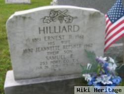 Samuel E Hilliard