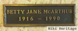 Betty Jane Mcarthur