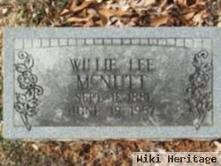 William Lee "willie" Mcnutt