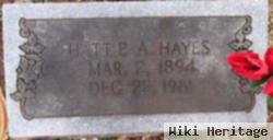 Hattie A Hayes