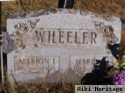 Marion I Wheeler