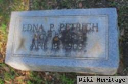 Edna P Petrich