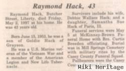 Raymond Thomas Hack