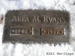 Alta M. Evans