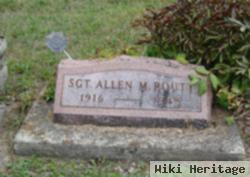 Sgt Allen M Routt