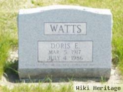 Doris E. Watts