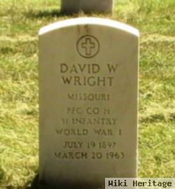 Pfc David W. Wright