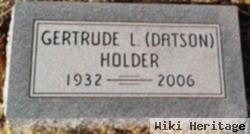 Gertrude Louise "trudy" Datson Holder