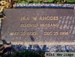 Ira W Rhodes