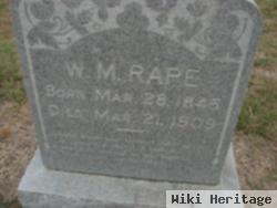 William M. Rape