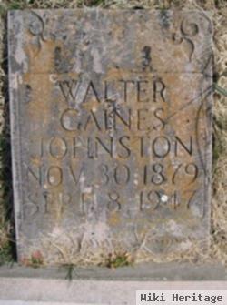 Walter Gaines Johnston