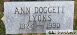 Constance Ann Doggett Lyons