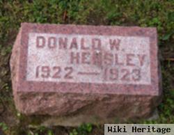 Donald W. Hensley