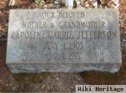 Caroline "carrie" Jefferson