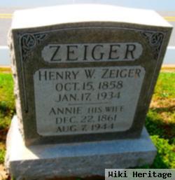 Henry W Zeiger