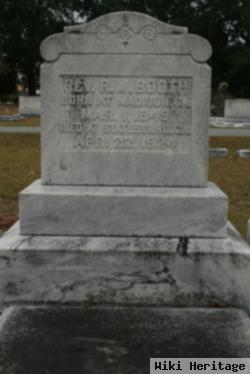 Rev Robert Monroe Booth